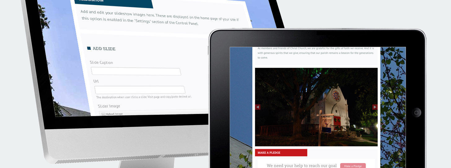 GivingTools slideshows allow captions and hyperlinks for your photos.